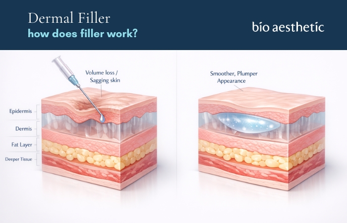 How does dermal face filler work