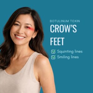 Botox crow’s feet
