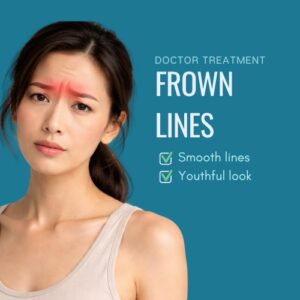 Frown lines