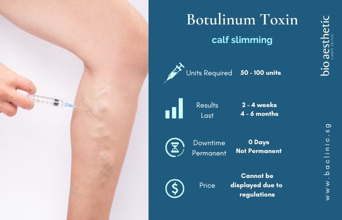 botox calf reduction singapore price