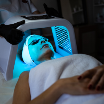 acne treatment - led light therapy facial