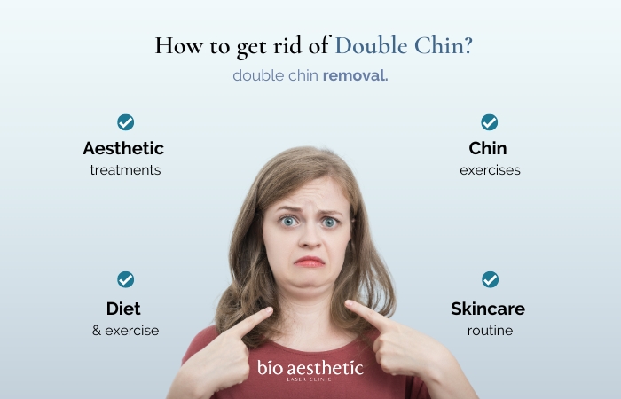 how to get rid of double chin