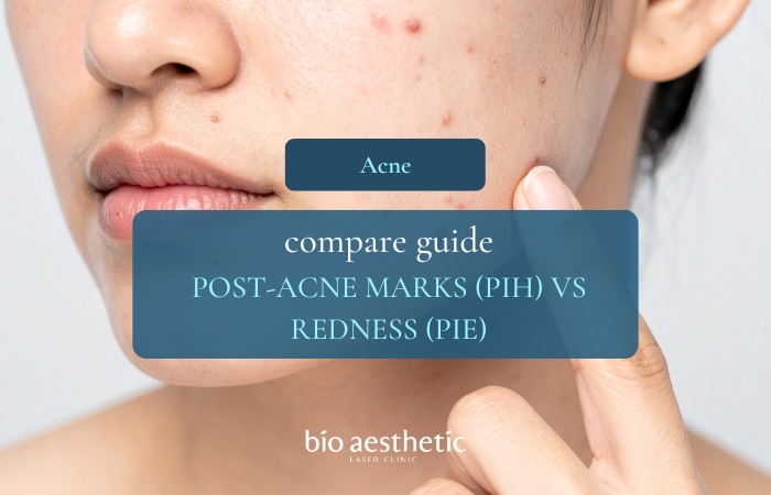 Post-Acne Marks (PIH) vs Redness (PIE)