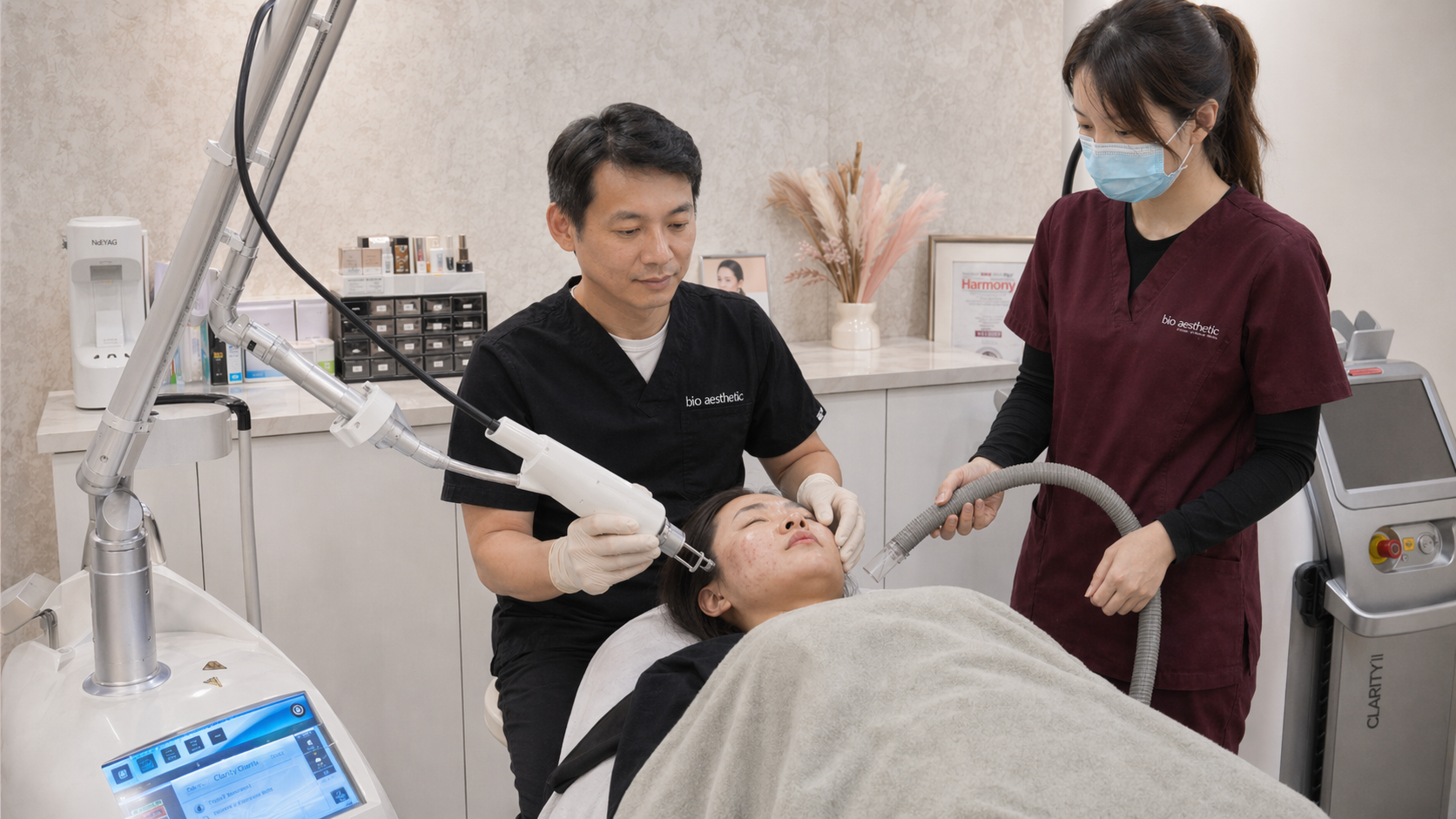 Acne scar treatment planning at Bio Aesthetic Laser Clinic