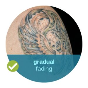 gradual fading tattoo